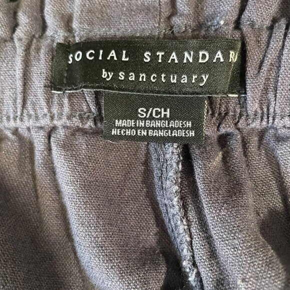 Solstice S Pull-On Jogger Pants Linen Blend Casual Chic Minimalist Versatile NWT - Picture 2 of 10